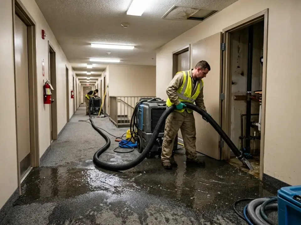multi-unit-apartment-hallway-f-005 — frequently asked questions, Emergency Burst Pipe Water Extraction & Removal in Gleneagl…